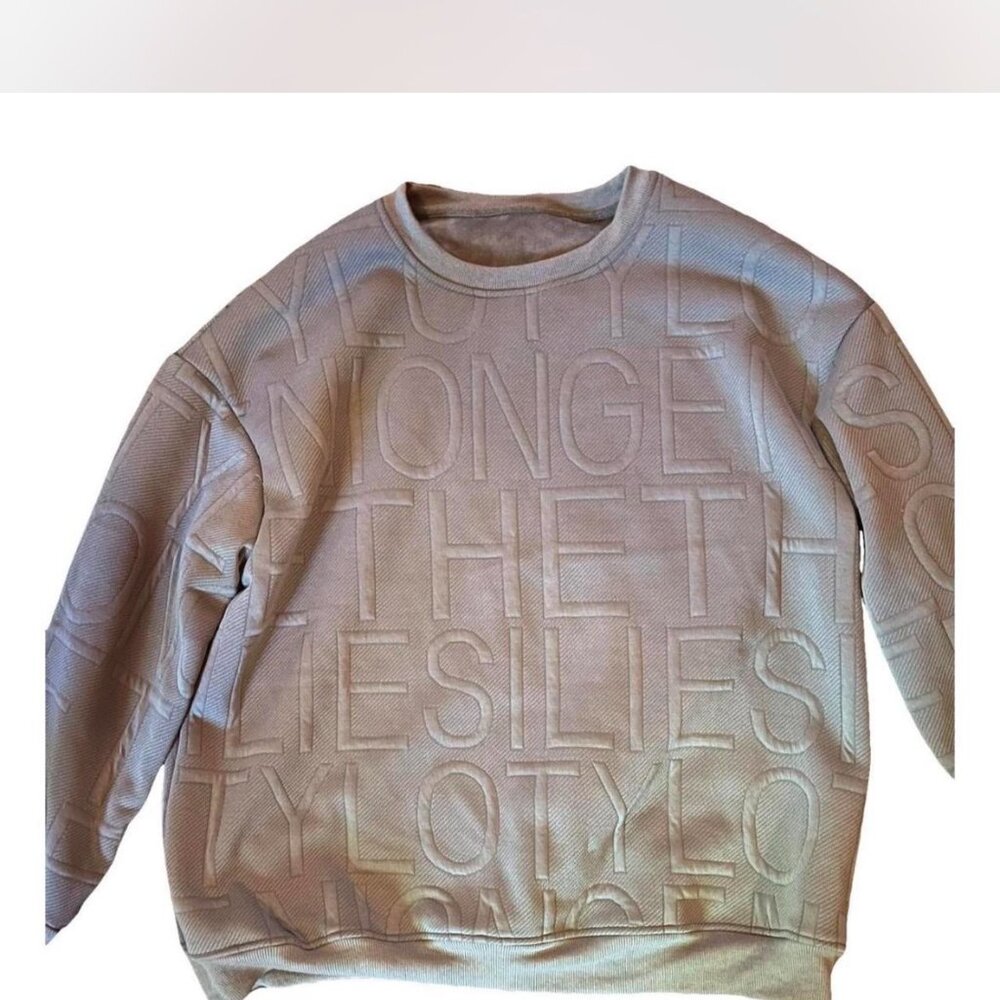 MENS GRAY SWEATER SIZE EXTRA LARGE